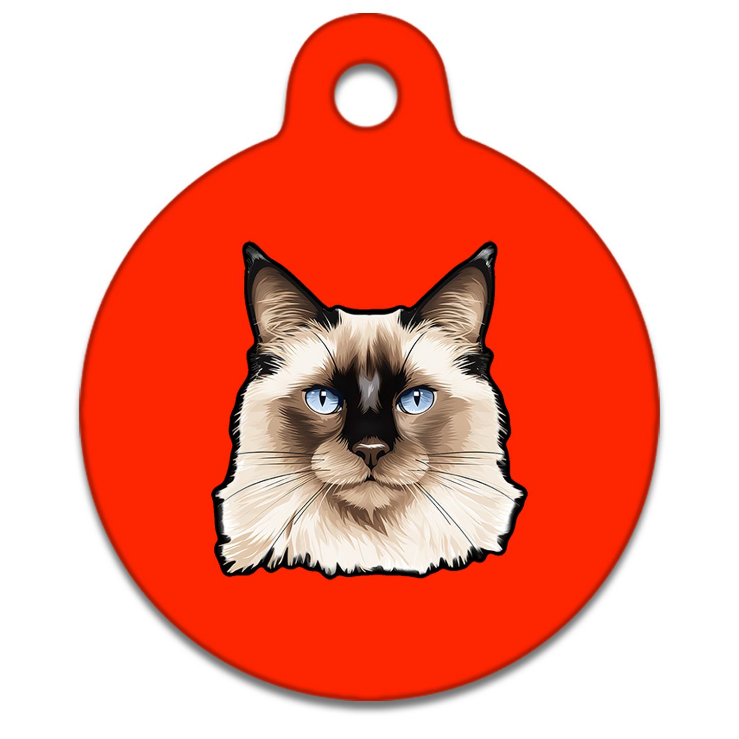 19mm Diameter Tiny Size - Balinese Cat