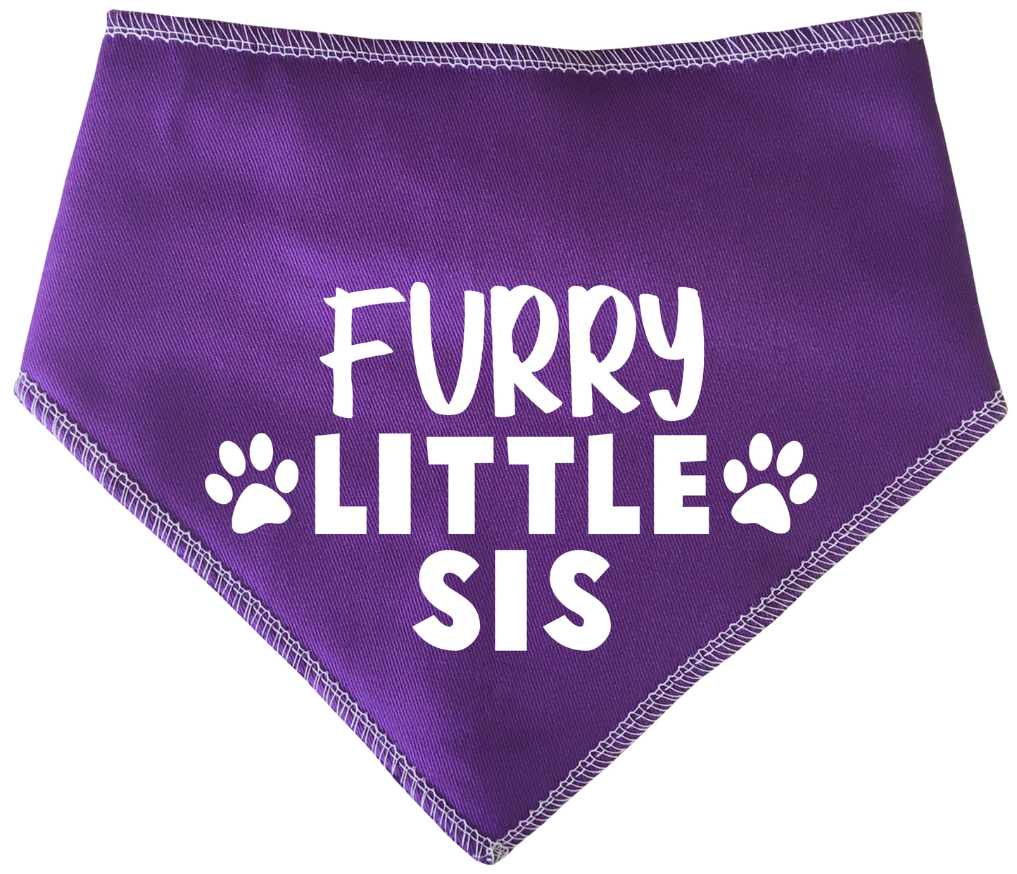 Furry Little Sis Dog Bandana