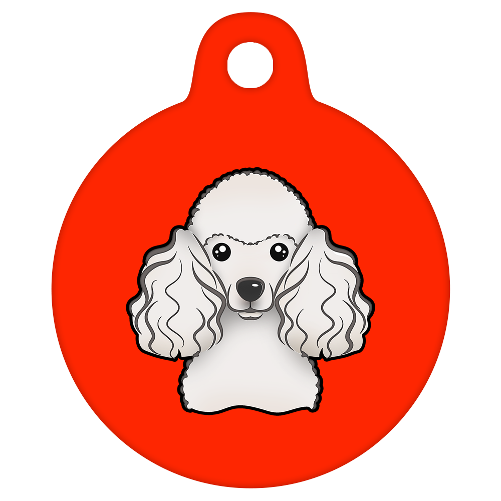 25mm Diameter Small Size - Poodle Design