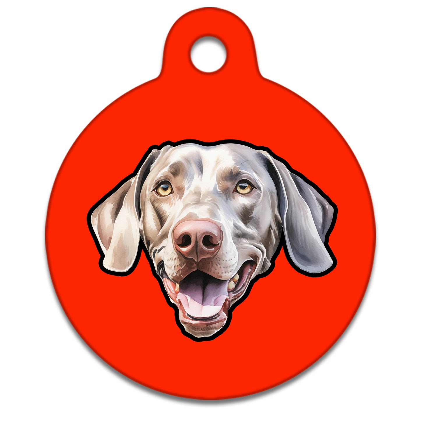 31mm Diameter Medium Size - Weimaraner Dog