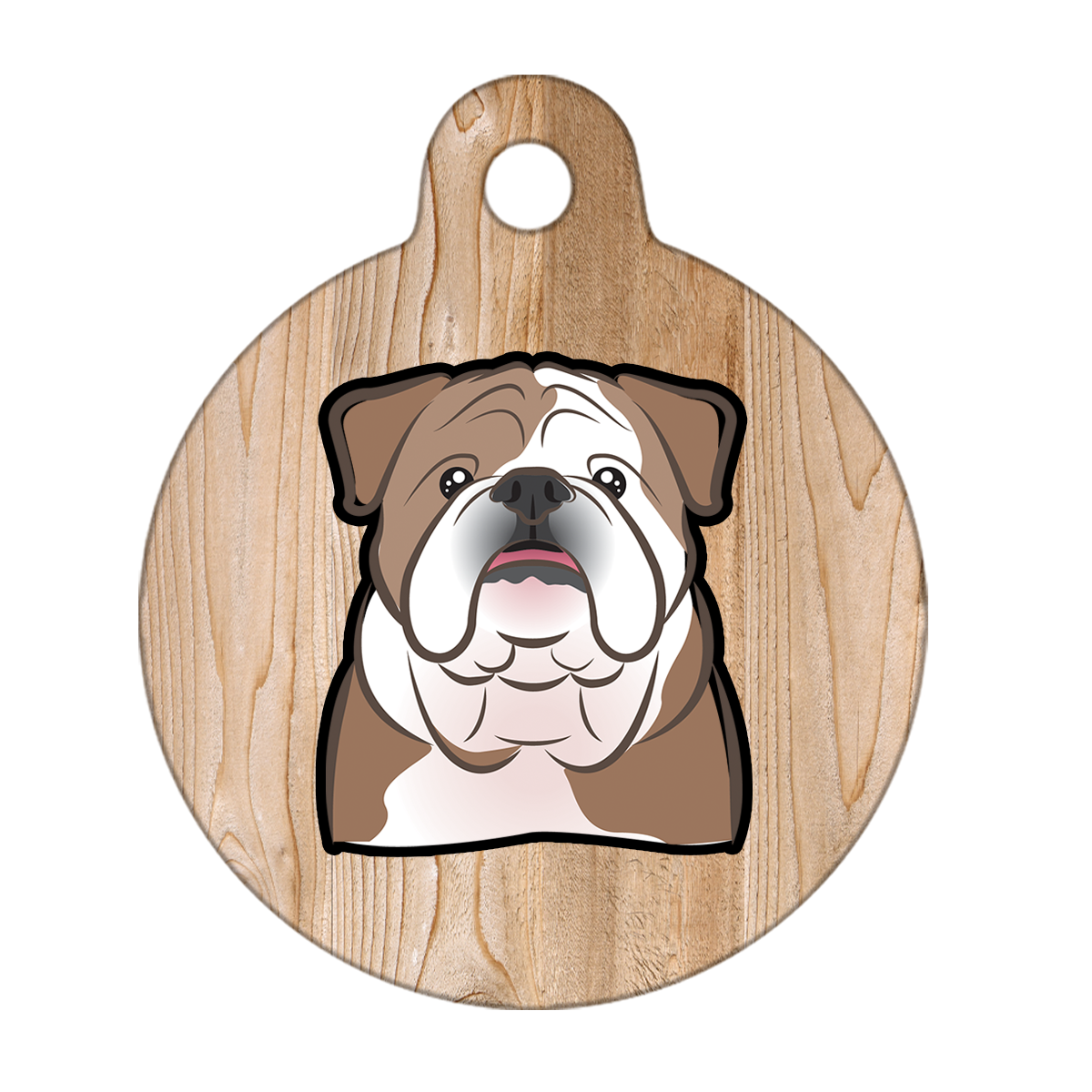 38mm Diameter Large Size - Bulldog Dog