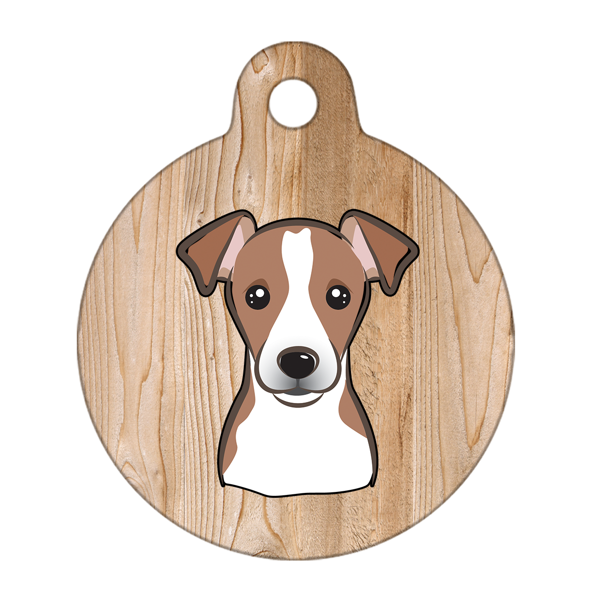 19mm Diameter Tiny Size - Jack Russell Design
