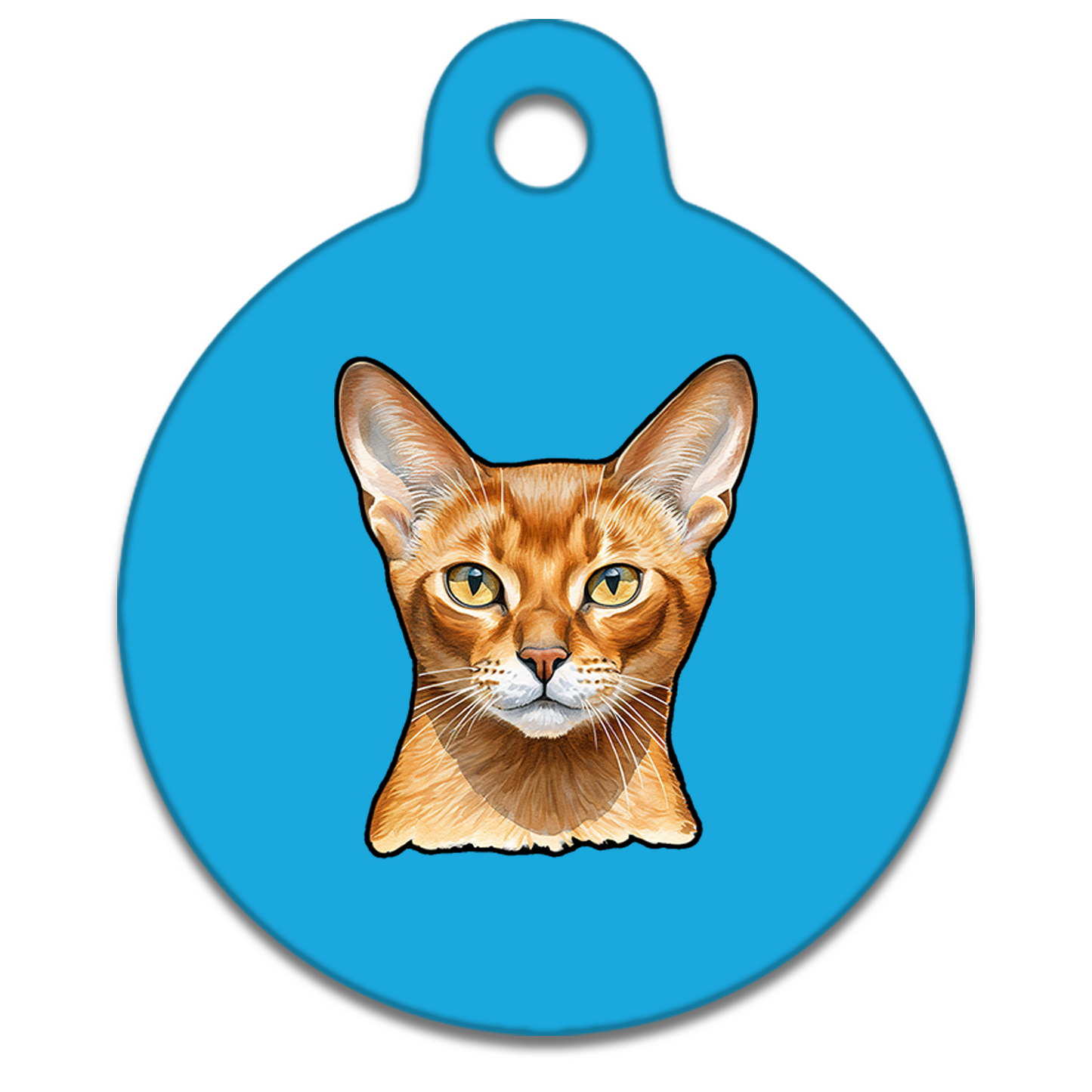 19mm Diameter Tiny Size - Abyssinian Cat