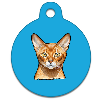 19mm Diameter Tiny Size - Abyssinian Cat