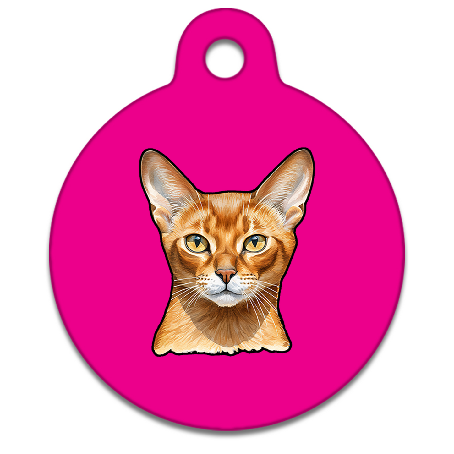 19mm Diameter Tiny Size - Abyssinian Cat