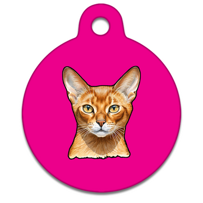 19mm Diameter Tiny Size - Abyssinian Cat