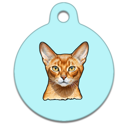 19mm Diameter Tiny Size - Abyssinian Cat