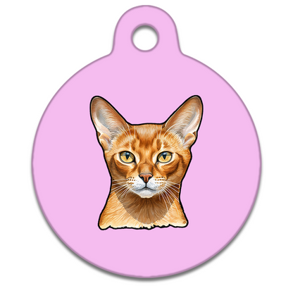 19mm Diameter Tiny Size - Abyssinian Cat