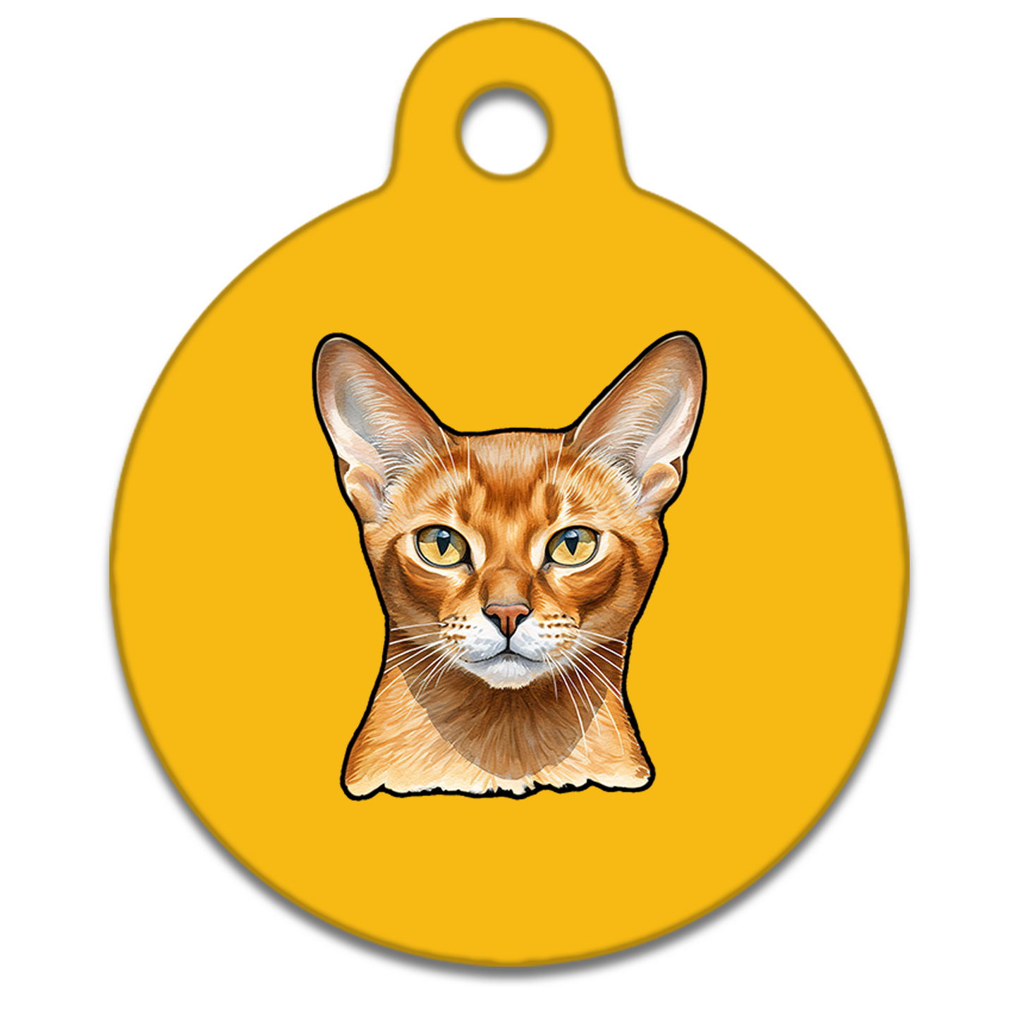 19mm Diameter Tiny Size - Abyssinian Cat