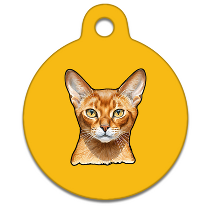 19mm Diameter Tiny Size - Abyssinian Cat