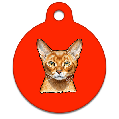 19mm Diameter Tiny Size - Abyssinian Cat