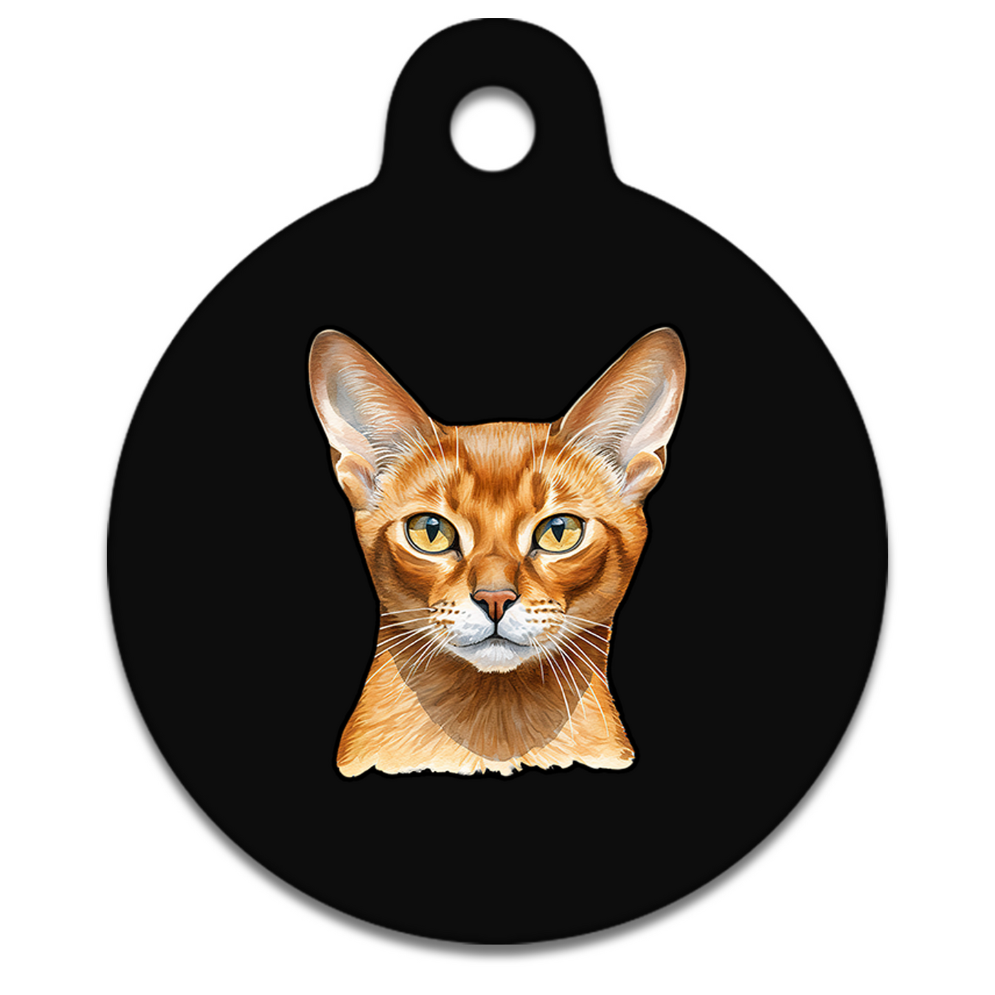 19mm Diameter Tiny Size - Abyssinian Cat