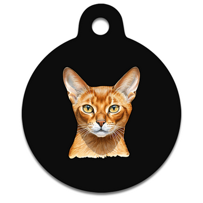 19mm Diameter Tiny Size - Abyssinian Cat