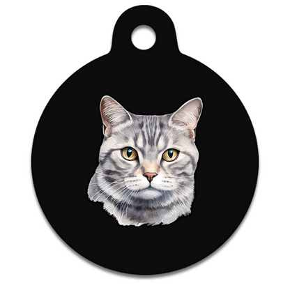 19mm Diameter Tiny Size - American Shorthair Cat
