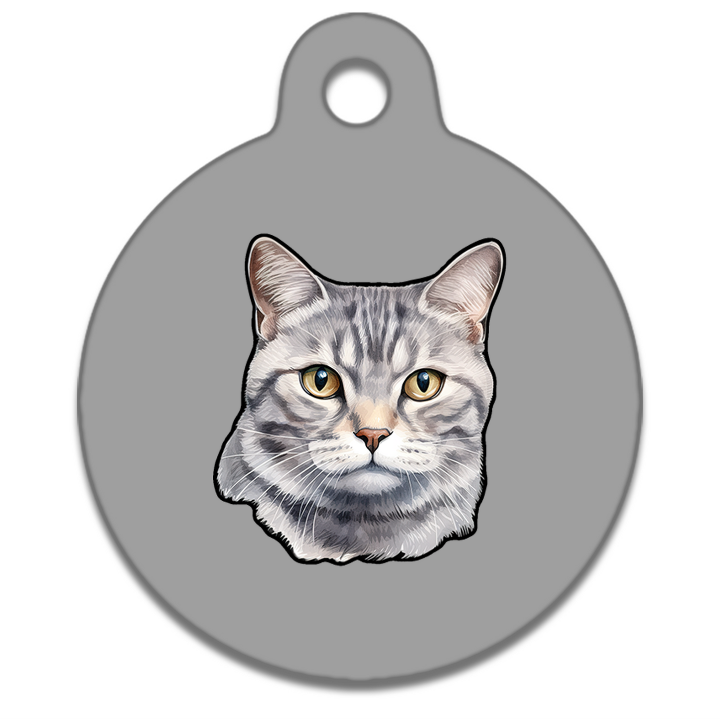 19mm Diameter Tiny Size - American Shorthair Cat