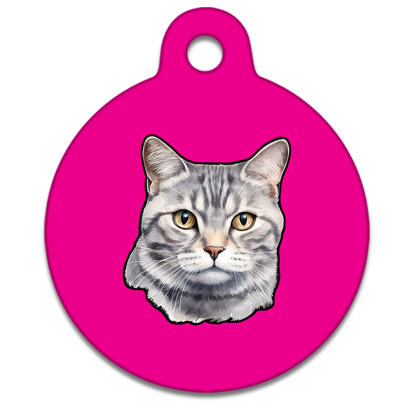 19mm Diameter Tiny Size - American Shorthair Cat