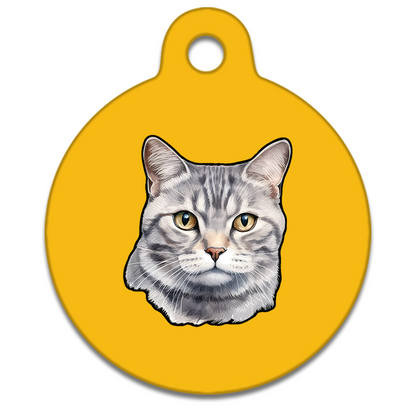 19mm Diameter Tiny Size - American Shorthair Cat