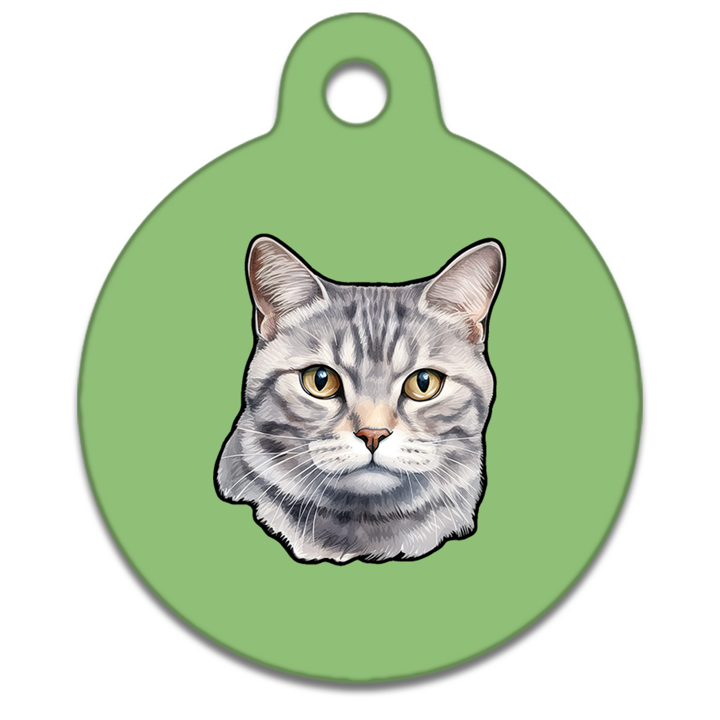 19mm Diameter Tiny Size - American Shorthair Cat
