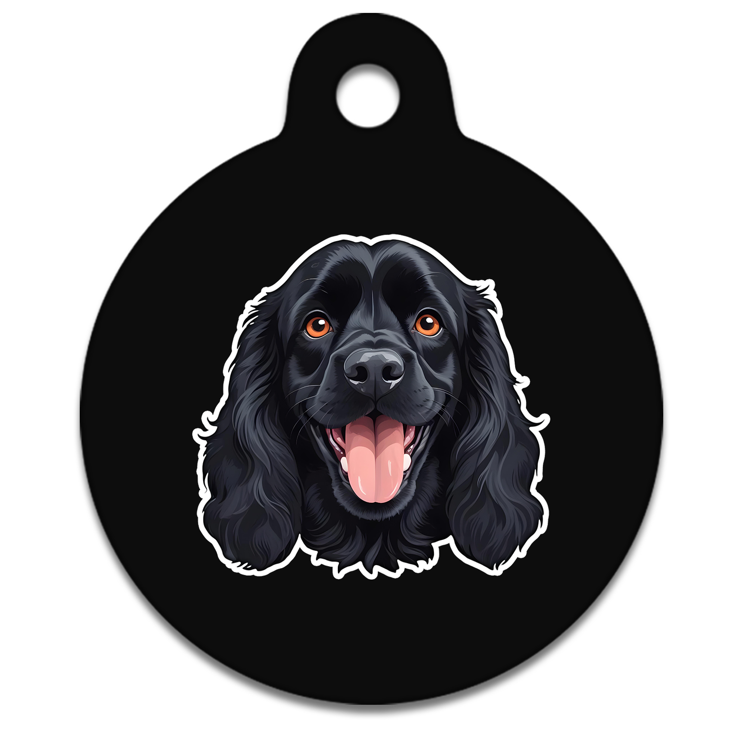 19mm Diameter Tiny Size - Spaniel Design
