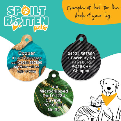 Cool Blue Water - Pet ID Tag
