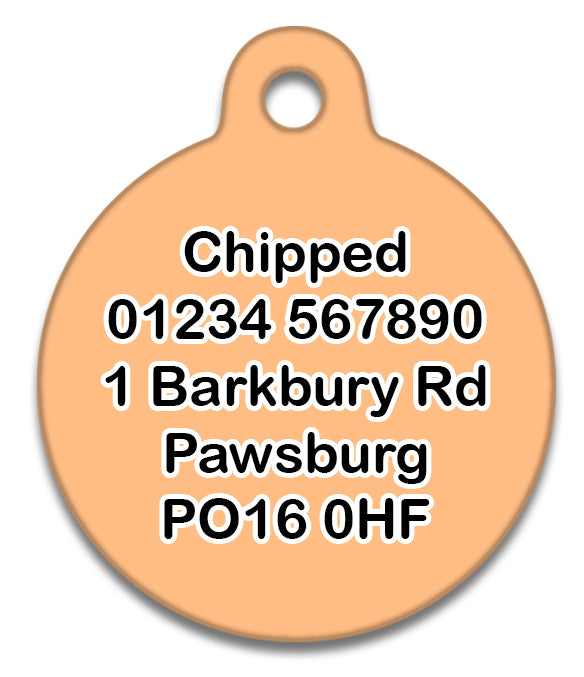 Sprinkles Bite Doughnut - Pet ID Tag