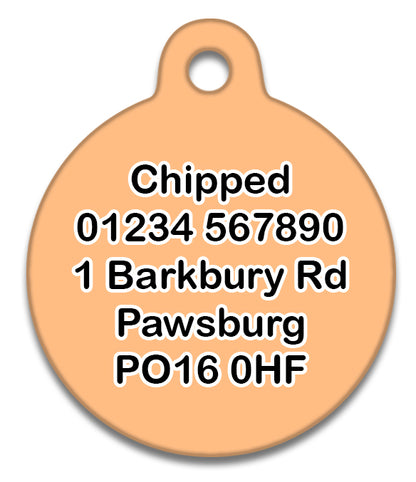 Sprinkles Bite Doughnut - Pet ID Tag