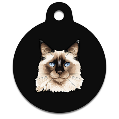 19mm Diameter Tiny Size - Balinese Cat