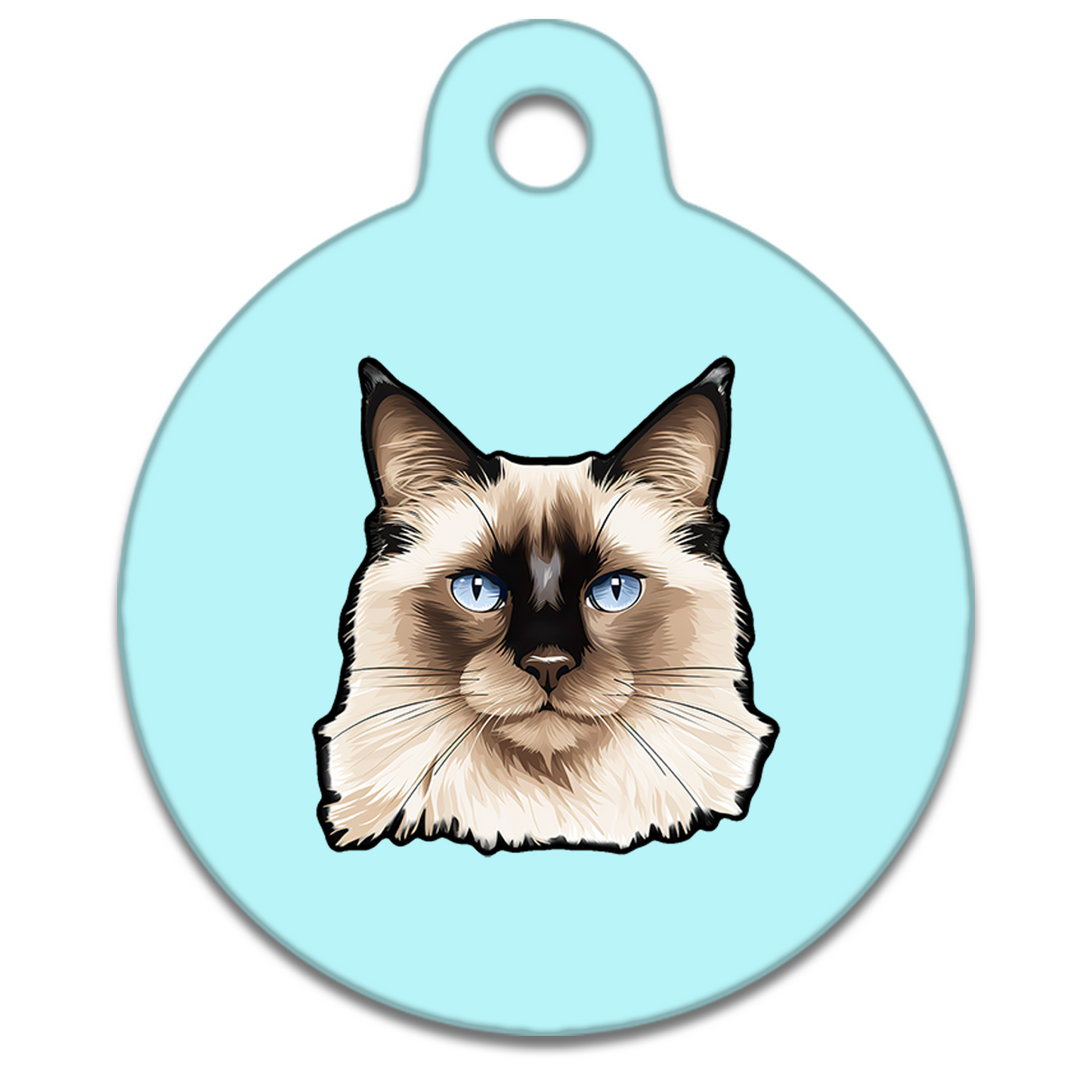 19mm Diameter Tiny Size - Balinese Cat