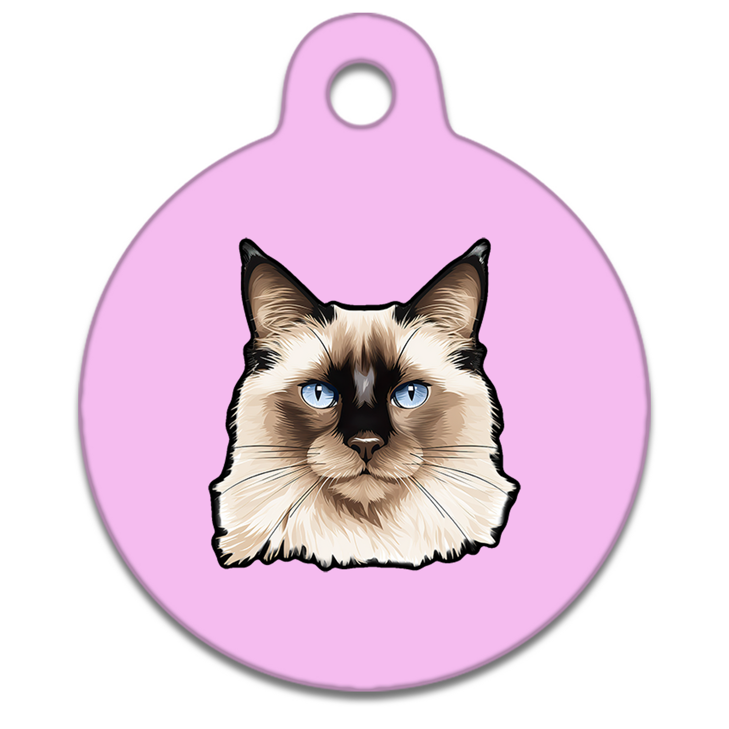 19mm Diameter Tiny Size - Balinese Cat