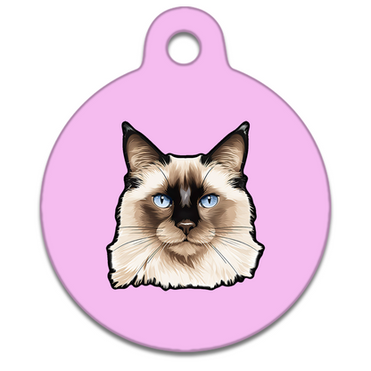 19mm Diameter Tiny Size - Balinese Cat