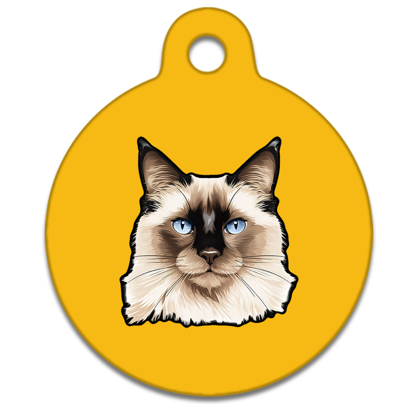 19mm Diameter Tiny Size - Balinese Cat