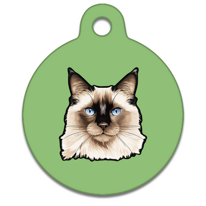 19mm Diameter Tiny Size - Balinese Cat