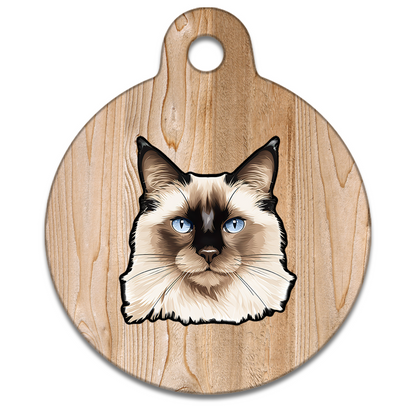 19mm Diameter Tiny Size - Balinese Cat