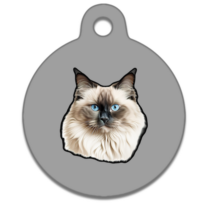25mm Diameter Small Size - Birman Cat