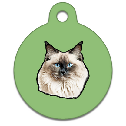 25mm Diameter Small Size - Birman Cat