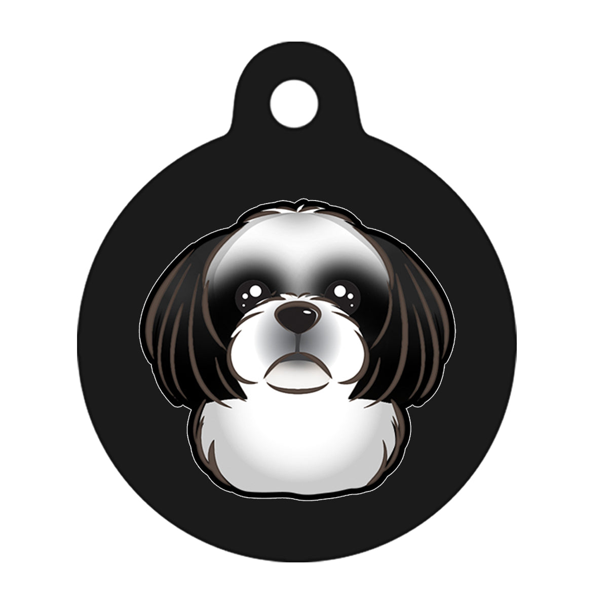 25mm Diameter Small Size - Shih Tzu Dog