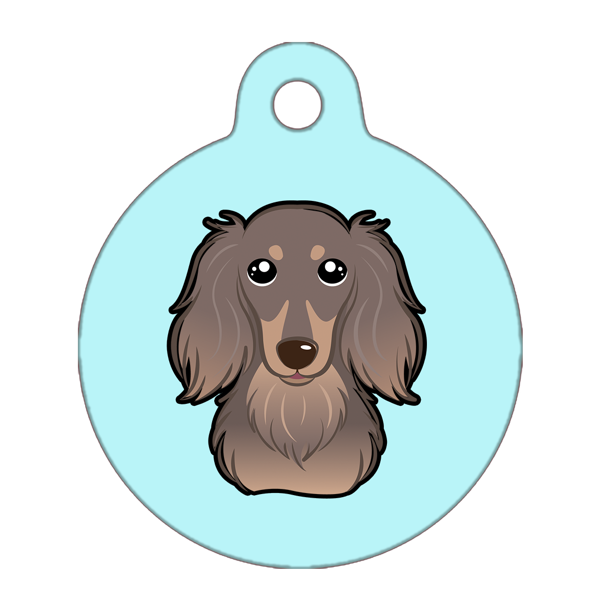 19mm Diameter Tiny Size - Dachshund Dog