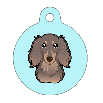 19mm Diameter Tiny Size - Dachshund Dog