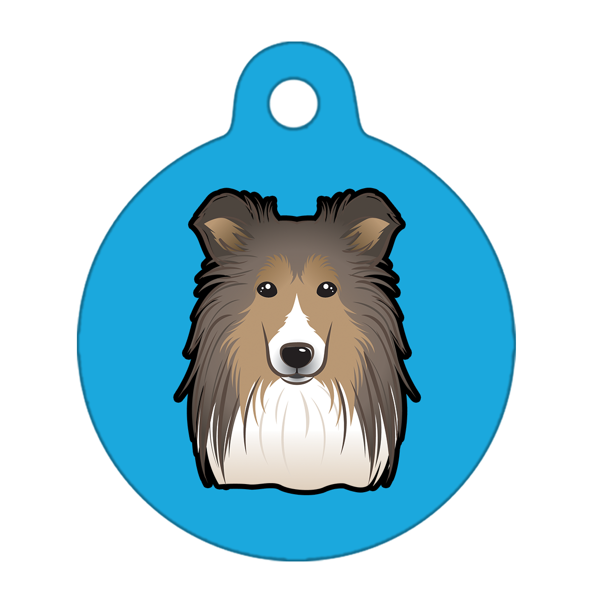 38mm Diameter Large Size - Shetland Dog