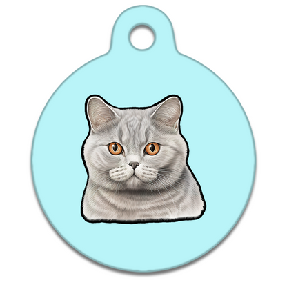 19mm Diameter Tiny Size - British Shorthair