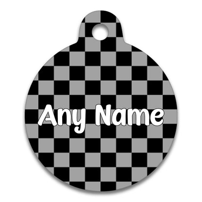 Checker Board - Pet ID Tag