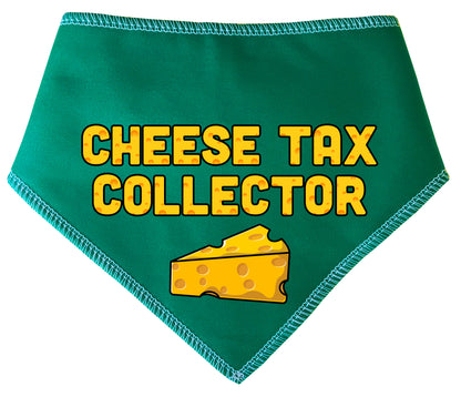 Cheese Tax Collector Dog Bandana