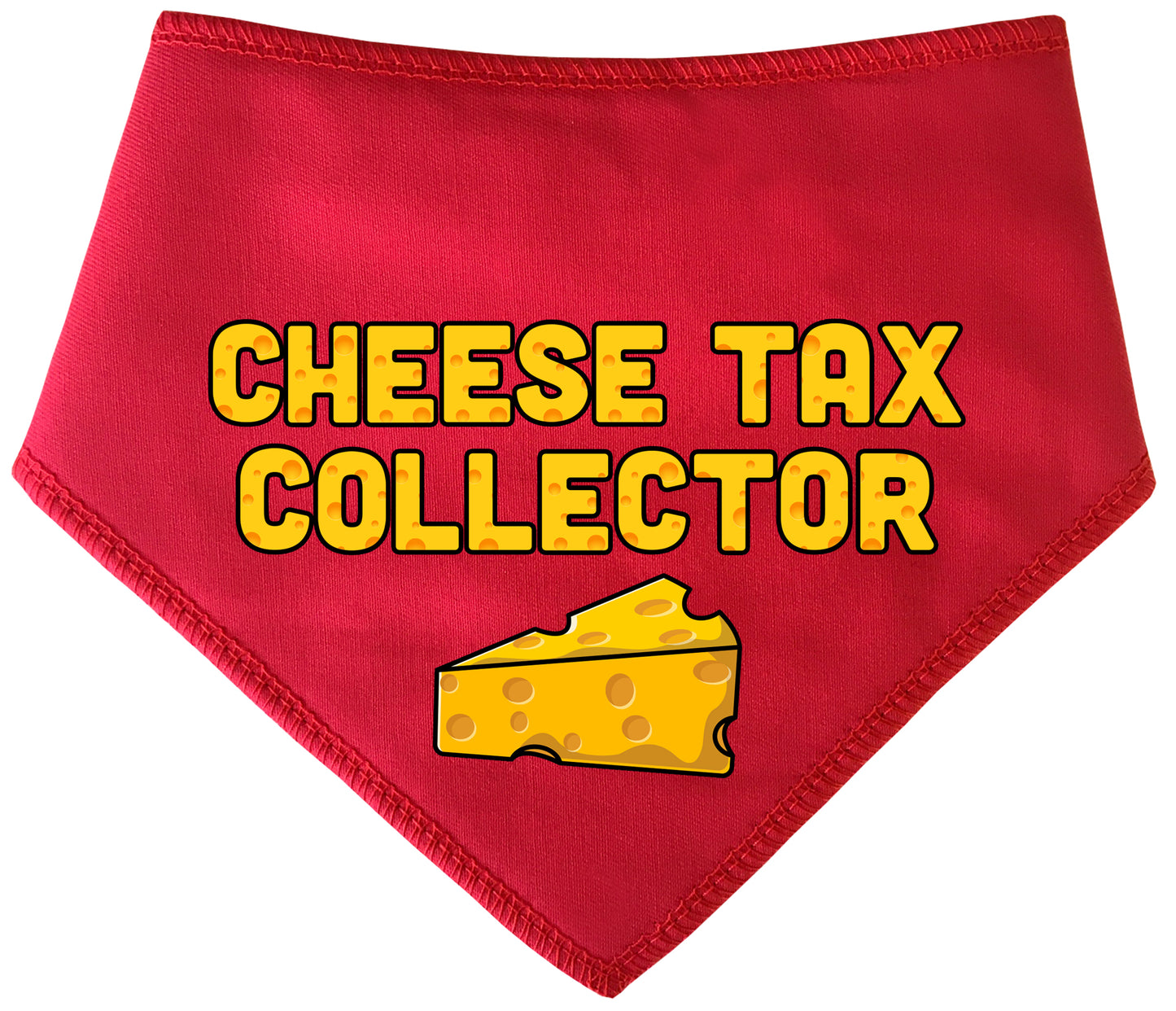 Cheese Tax Collector Dog Bandana