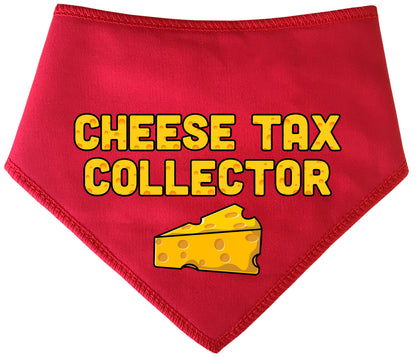 Cheese Tax Collector Dog Bandana
