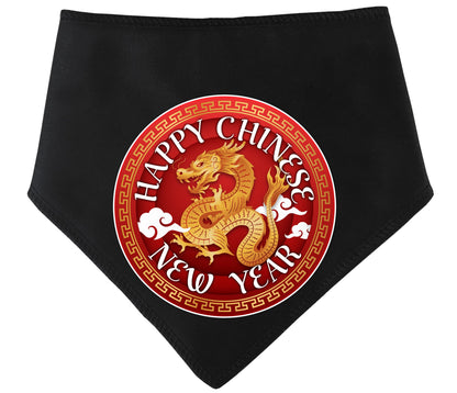 Golden Chinese Dragon New Year 2024 Bandana