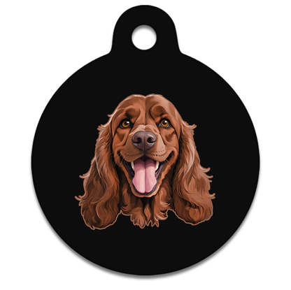 25mm Diameter Small Size - Spaniel Design