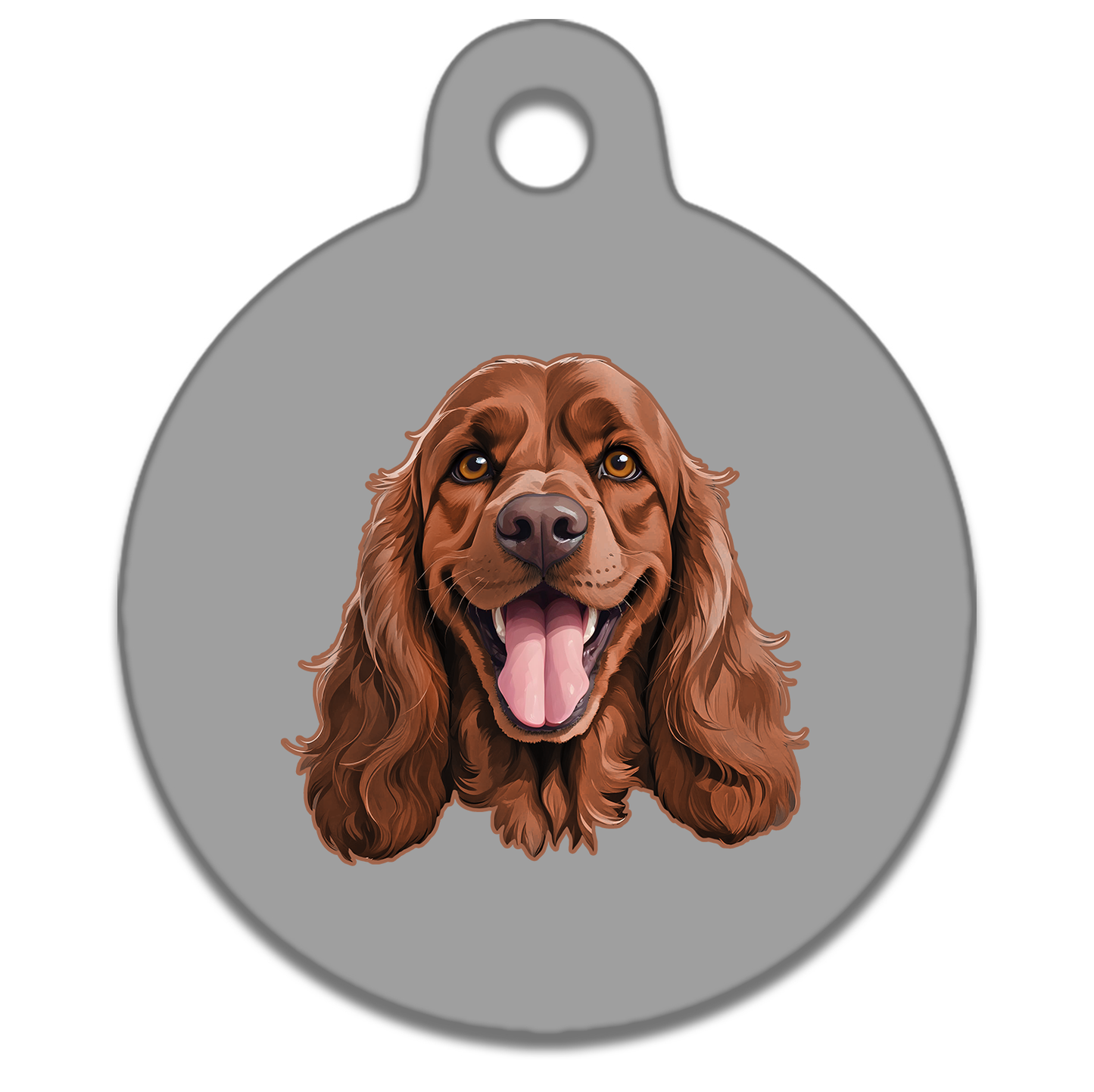 19mm Diameter Tiny Size - Spaniel Design