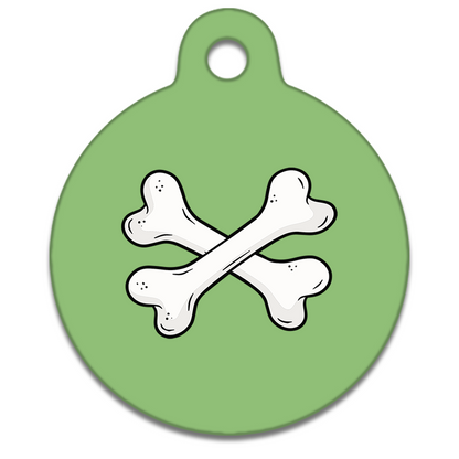 19mm Diameter Tiny Size - Motifs Dog Tag