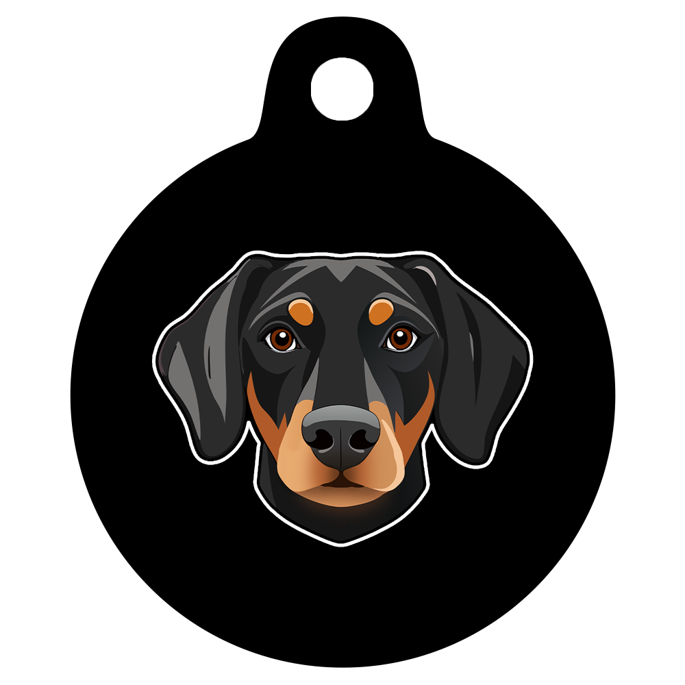 38mm Diameter Large Size - Doberman