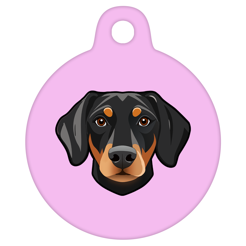 25mm Diameter Small Size - Doberman